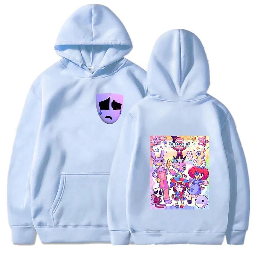 Hanoracele Amazing Digital Circus Femei Harajuku Kawaii Pomni Jax Gangle Kinger Zooble Topuri Hanorace Unisex cu Glugă