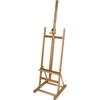 Sturdy, Folding Elm Wood Studio Easel - Maximum Canvas Height: 127 Cm, Weight 9 Kg. Ref 22179