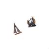 Sailing Boat Swan Decor Sailboat Statue Sculpture Ornament Decorative Art Figurine