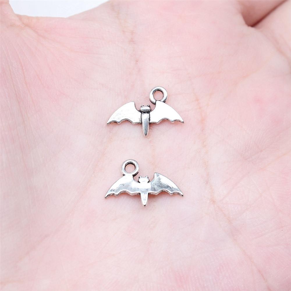 Charms Spider Halloween Bat Pendants Kids' Jewelry Materials QC119