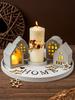 European Style Ambient Light House Silicone Mold Concrete Houses Crafts Casting Molds DIY Candle Holder Plaster Mould Home Decor