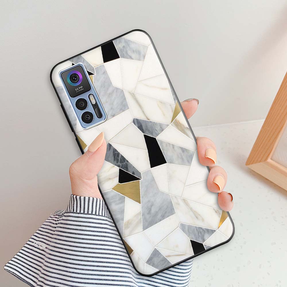 For TCL 30 Plus Case TCL 30 5G Luxury Silicone Back Cover Cases for TCL30 30Plus Shockproof Bumper Fundas TCL 30 5G Phone Bags