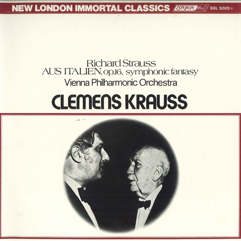 

LP Record CLEMENS KRAUSS - Richard Strauss: Symphonic Fantasia SOL5005 LONDON 1975 Japan Classical Used