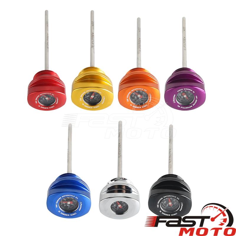 Motorcycle Oil Dipstick Gauge Temperature Gauges Oil Level Thermometer For Harley Touring Street Road Glide 2023 2024 FLTRXSTSE