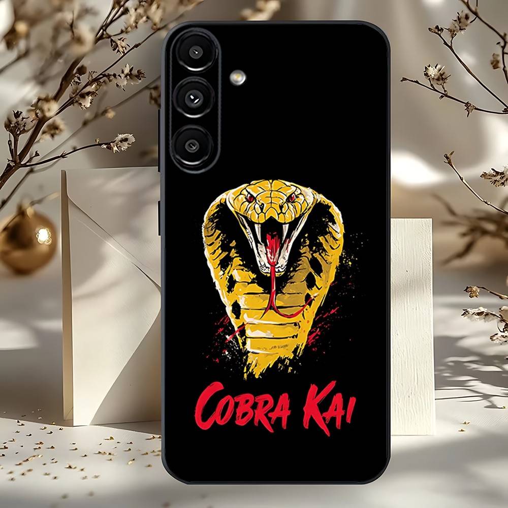 Cobra Kai Snake Logo art Phone Case Silicone Soft For Samsung Galaxy A73,31,32,72,41,53,52,71,22,5G,Note,J7,8,9