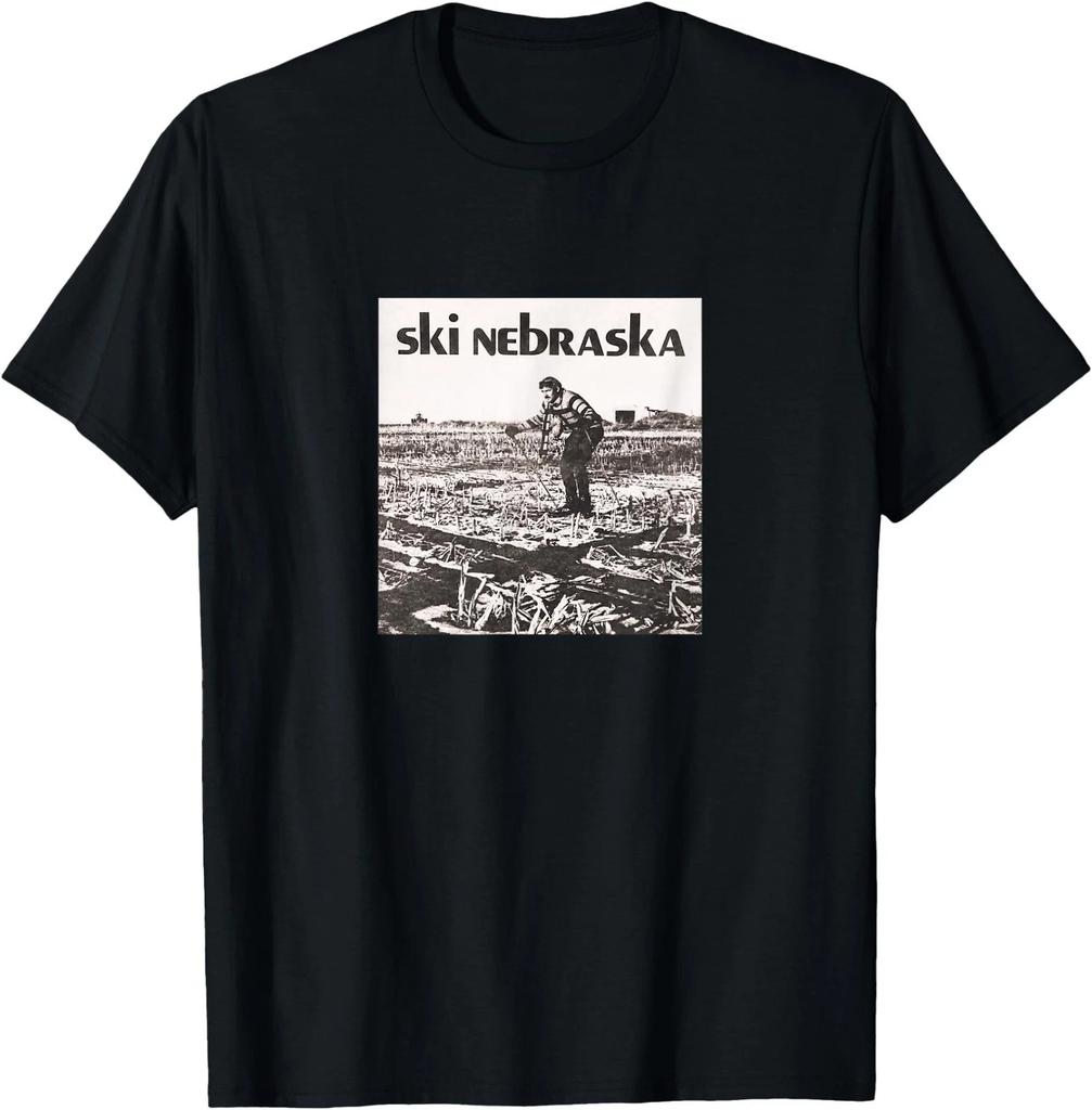 Ski Nebraska Funny Vintage Retro Novelty JV1 T-Shirt