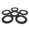 6PCS 1 4 10.5 Inch Reel To Reel Tape Adapter Professional Replacement Nab Hub Reel Tape Adapter Black