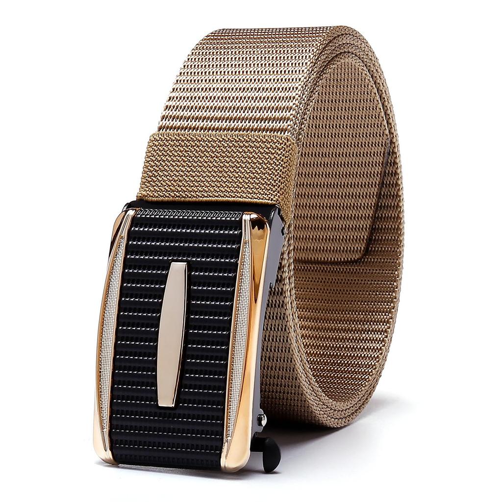 New Unisex Canvas Tactical Belt - No Metal Buckle, Woven Design, Ideal for Military Training.