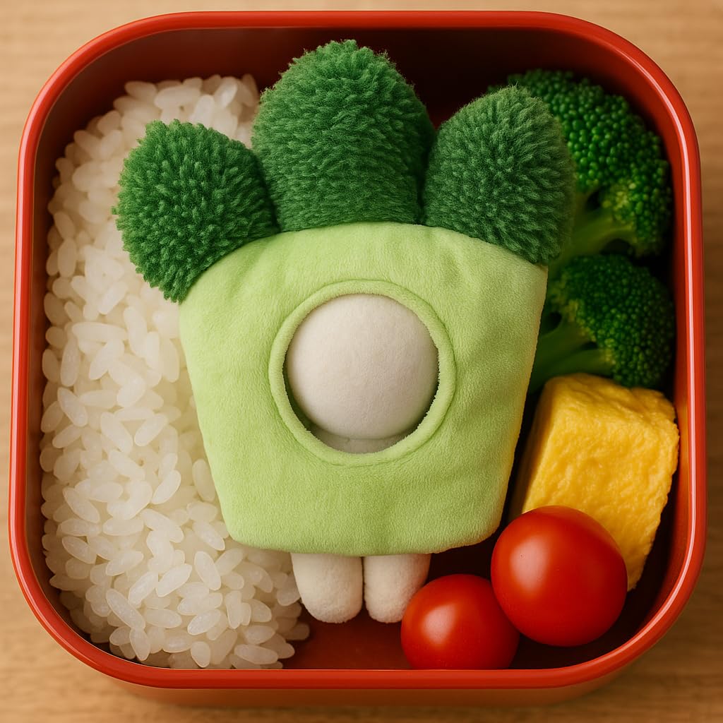 AXLUCE - Plush Clothes - 10cm - Headwear - Plush Toy - Clothes - Doll (Broccoli)