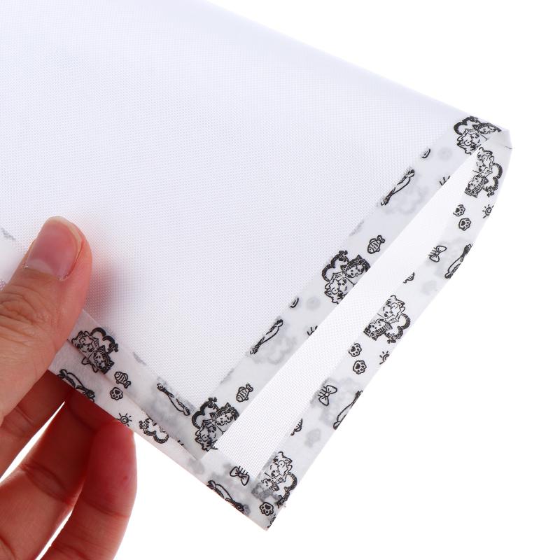 5Pcs Handmade Perler Beads Baking Cloth Edge-Stitched Transparent Iron-On Mat Heat-Resistant Paper Diy Accessories Perler Beads