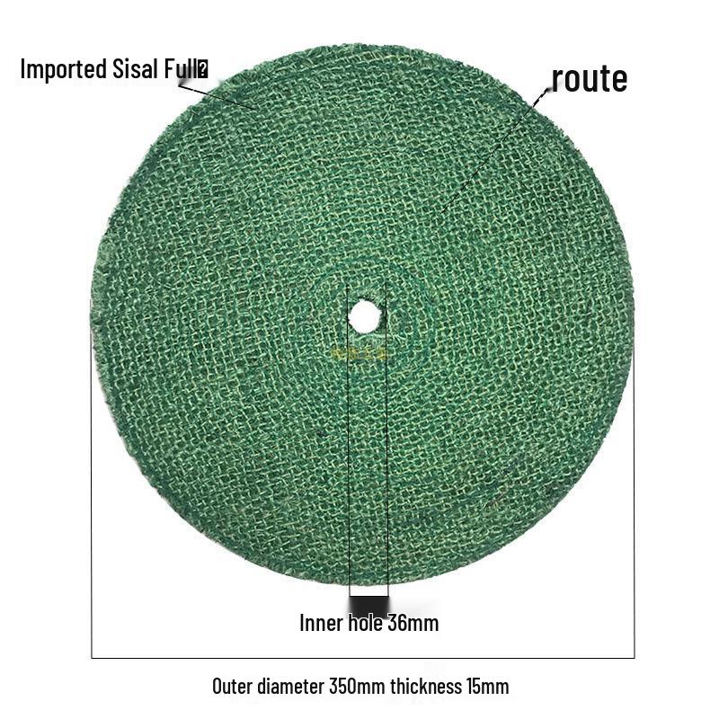 Coarse 150-350 Grit Sisal Polishing Wheel for Stainless Steel and Rust Removal