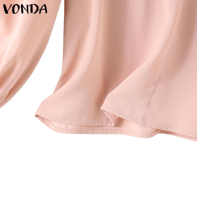 VONDA Cămașă de damă, guler, cu mânecă lungă, decorată cu perle, de culoare uni