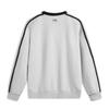 Li-Ning Comfortable Casual Simple Loose Round Neck Pullover Sweatshirt Unisex Sweatshirt Flower-Gray River-Stone-Gray AWDV397-2
