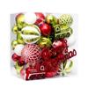 65pcs Delicate Christmas Tree Decoration Pendant Shatterproof Hanging Ornament  Party