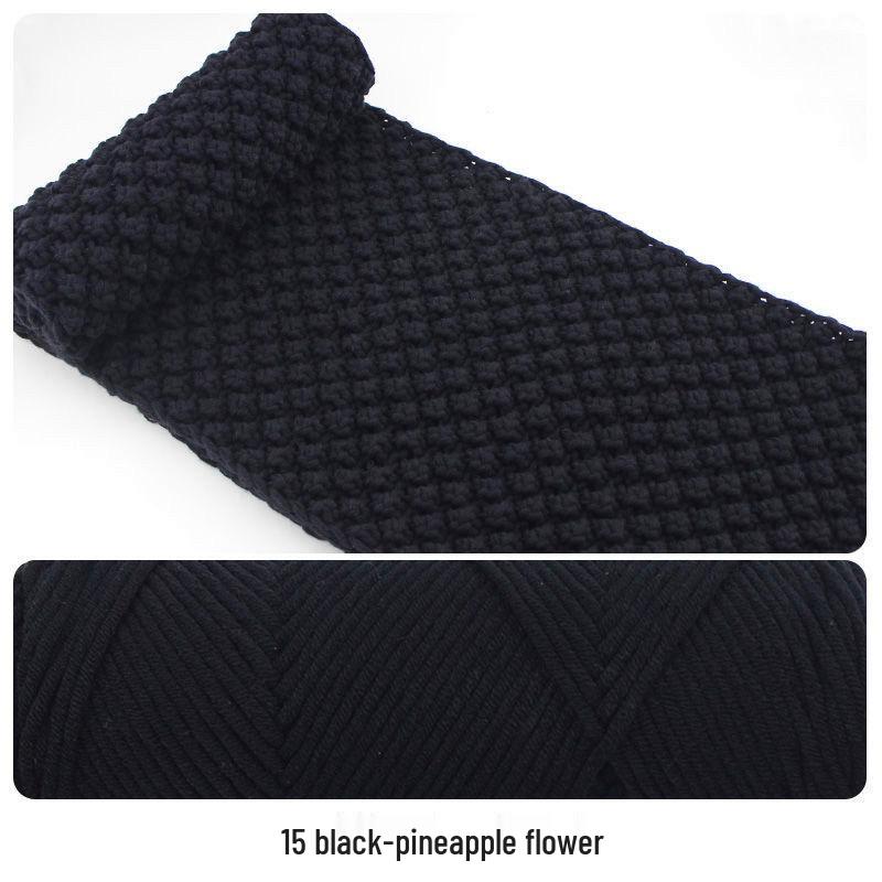 Hand-Knitted Cotton Wool Scarf Yarn for Men & Women, Coarse Wool & Milk Cotton Material, Worsted Crochet.