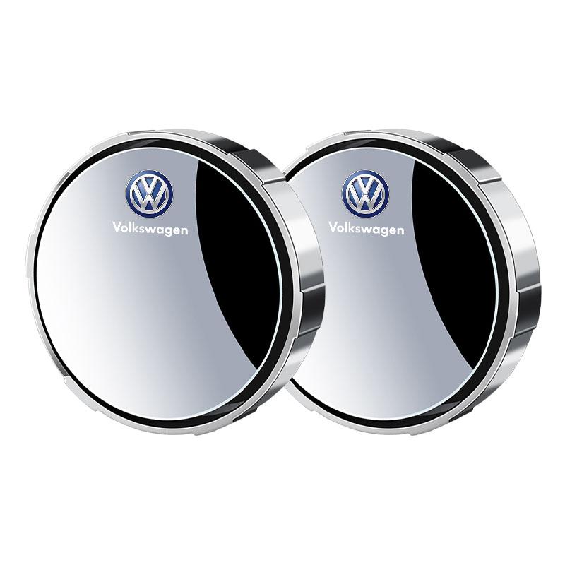 

2026 Гаряче Для Volkswagen VW Регульований 360 Градусів Автомобільний Дзеркало Заднього Виду Сліпої Зони Кут Для VW Volkswagen Polo Tiguan Passat Golf срібний