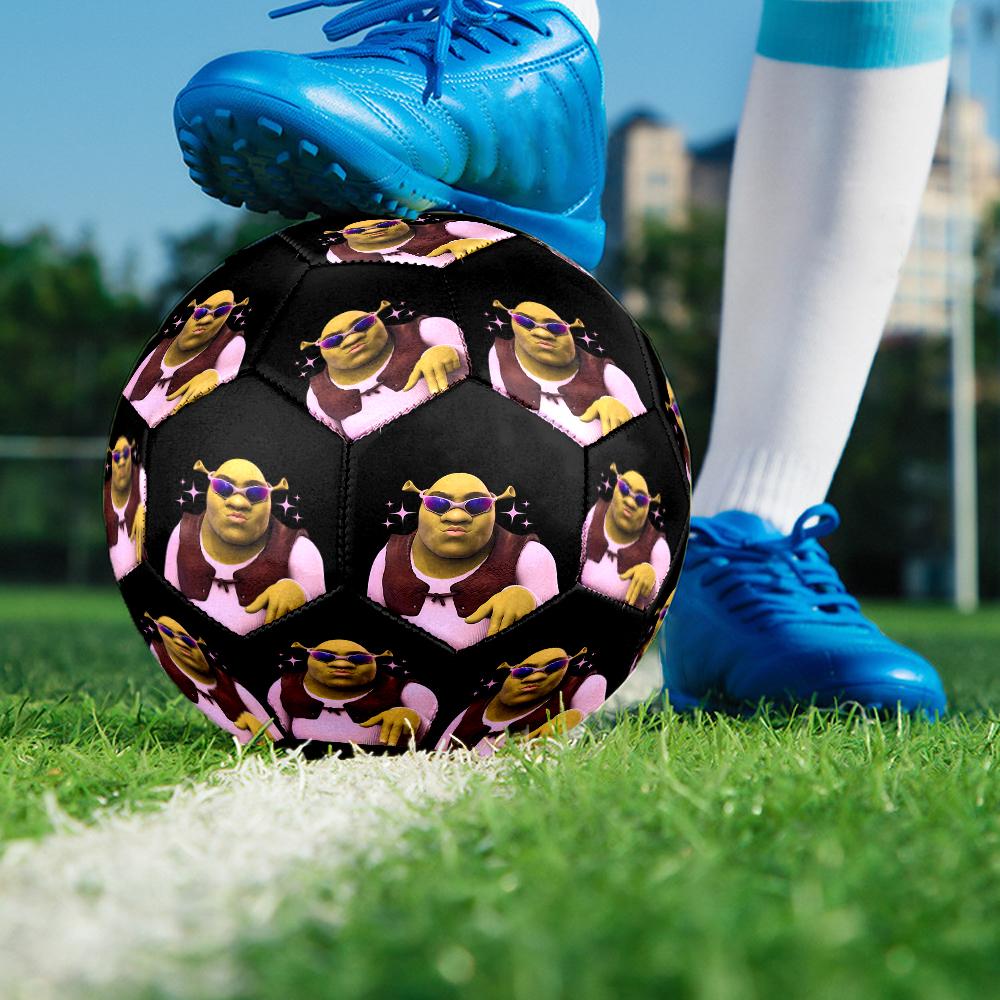 Shrek Theme Size 5 Soccer Ball, Suitable for Both Indoor and Outdoor Matches, a Gift Suitable for Everyone.