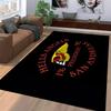 Motorcycle Club Skull Design Rug Suitable As a Non-slip Mat for the Living Room or Bedroom Sofa
