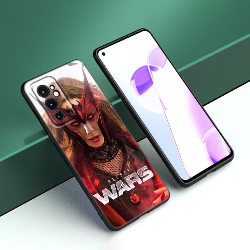 Scarlet Witch Black Silicone Phone Case For OnePlus 9R 10R 11R 12R ACE 2 Pro 2V 3V Nord CE 2 3 Lite 4 N10 N20 N30 SE 5G