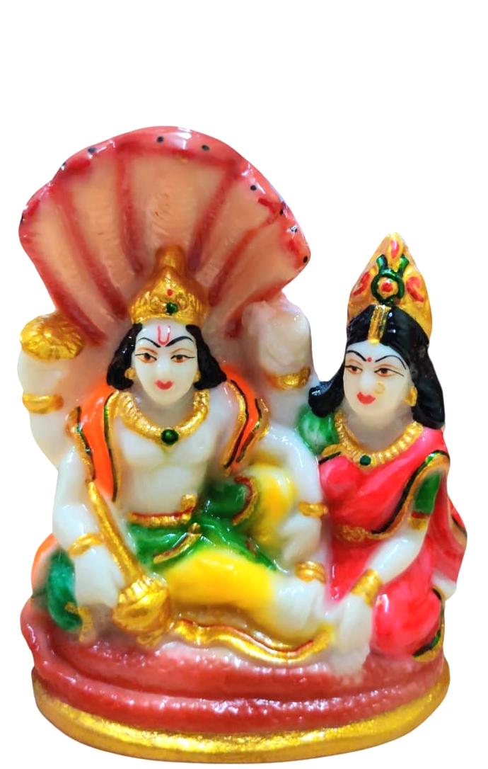 

@ Lord Vishnu Lakshmi Idol For Home Temple Pooja 308Gm Zr-7029-60%Off