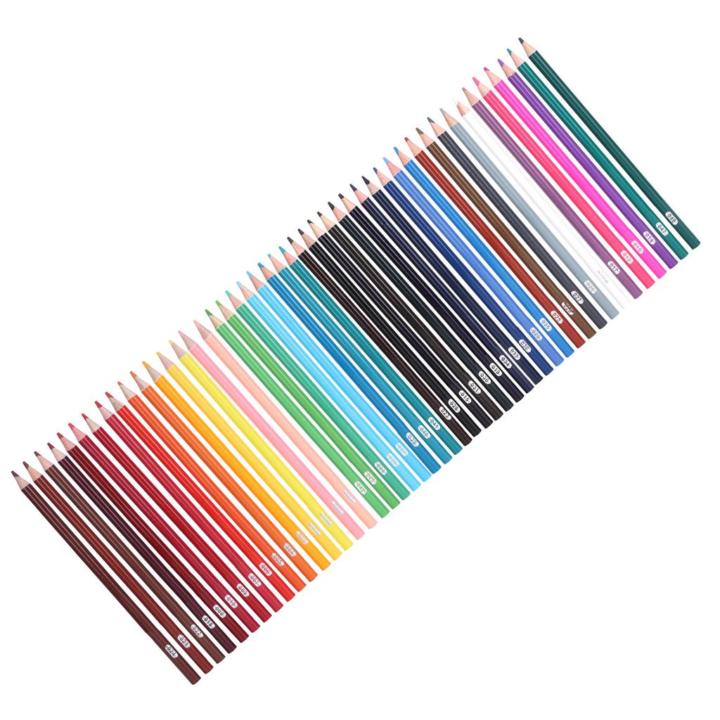 48 Stück Ölbasierte Buntstifte für Erwachsene mit Farbkreis zum Ausmalen, Zeichnen, Kunst, Schulbedarf für Kinder