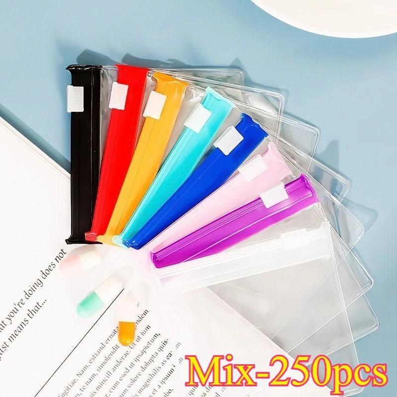 10-300pcs Clear Earring Bags Pill Waterproof Bags Thickened Reusable Storage Pouch for Jewelry Rings Necklace Bracelet