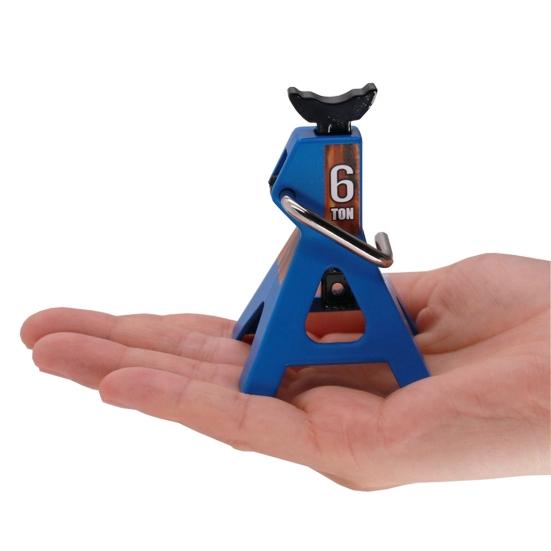 Car Toy Metal 6 Ton Scale Jack Stand Decoration for 1/10 RC Crawler Truck SCX10