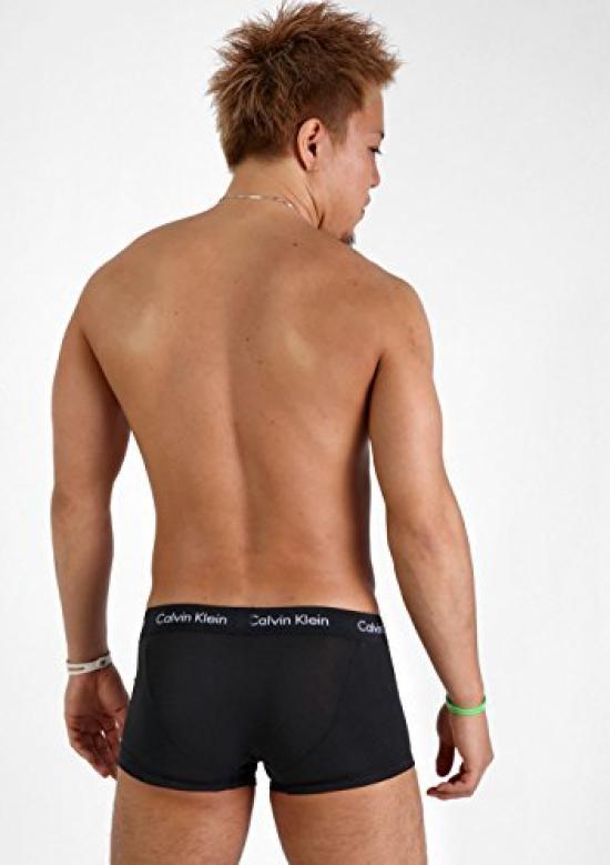 Calvin Klein Cotton Stretch Boxer Item Low-Rise Briefs, Black, 3-Pack, No. 628824-004-001