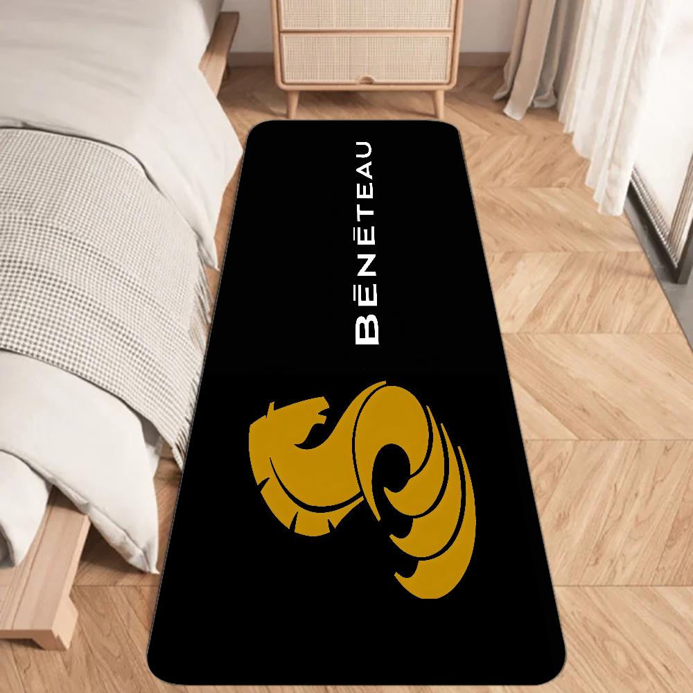 

B-Beneteau Yachts Floor Mat Graphic Printed Flannel Doormats for Bathroom Kitchen Entrance Carpet Home Decor 40X60cm