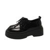 2024 Autumn New Female Thick Soled British Style Small Leather Shoes Casual Simple Fashion Loafers Shoes for Women