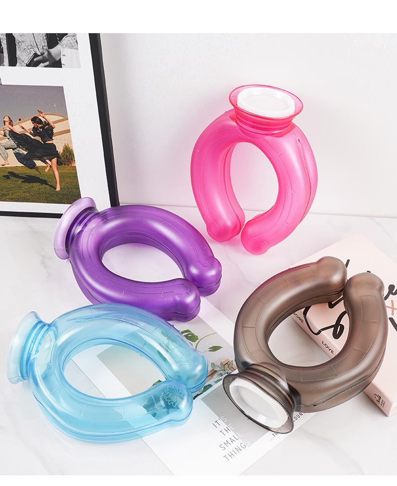 New U-Shaped Hot & Cold Compress Pillow: Neck Support & Knee Warmer with Large Caliber.