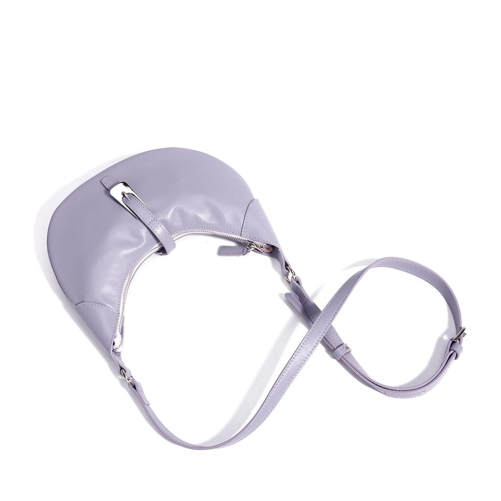 New Underarm Shoulder Bag Leather Niche Design Crescent Bag Cowhide Advanced Simplicity Versatile Simplicity