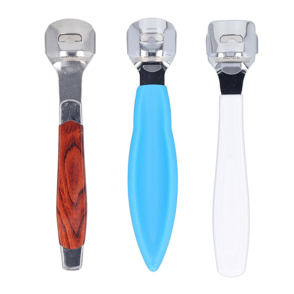 3 st Fotvård Pedikyr Förhårdnadsrakhyvel Hård Hudborttagare Professionell Pedikyrsats Fot för Förhårdnad