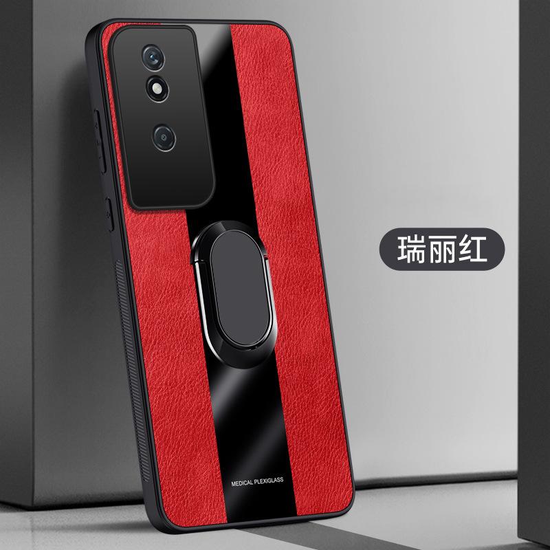 Compatible with Samsung S25 Ultra Porsche Leather Texture S9 Phone Case, S23 Plus Full Coverage Shockproof S20FE Protective Case