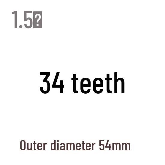 1,5M Modul Stirnrad, 13-120 Zähne, Stahl Zahnstange, 45 Stahl, Wärmebehandelt