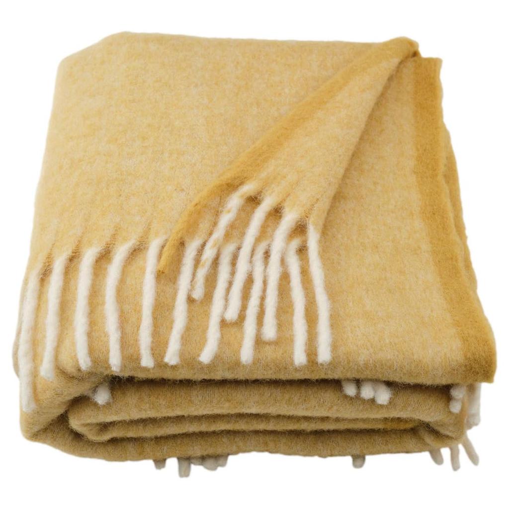 KLIPPOXEL Blanket - Beige Yellow, 130x170 cm, 405.846.27