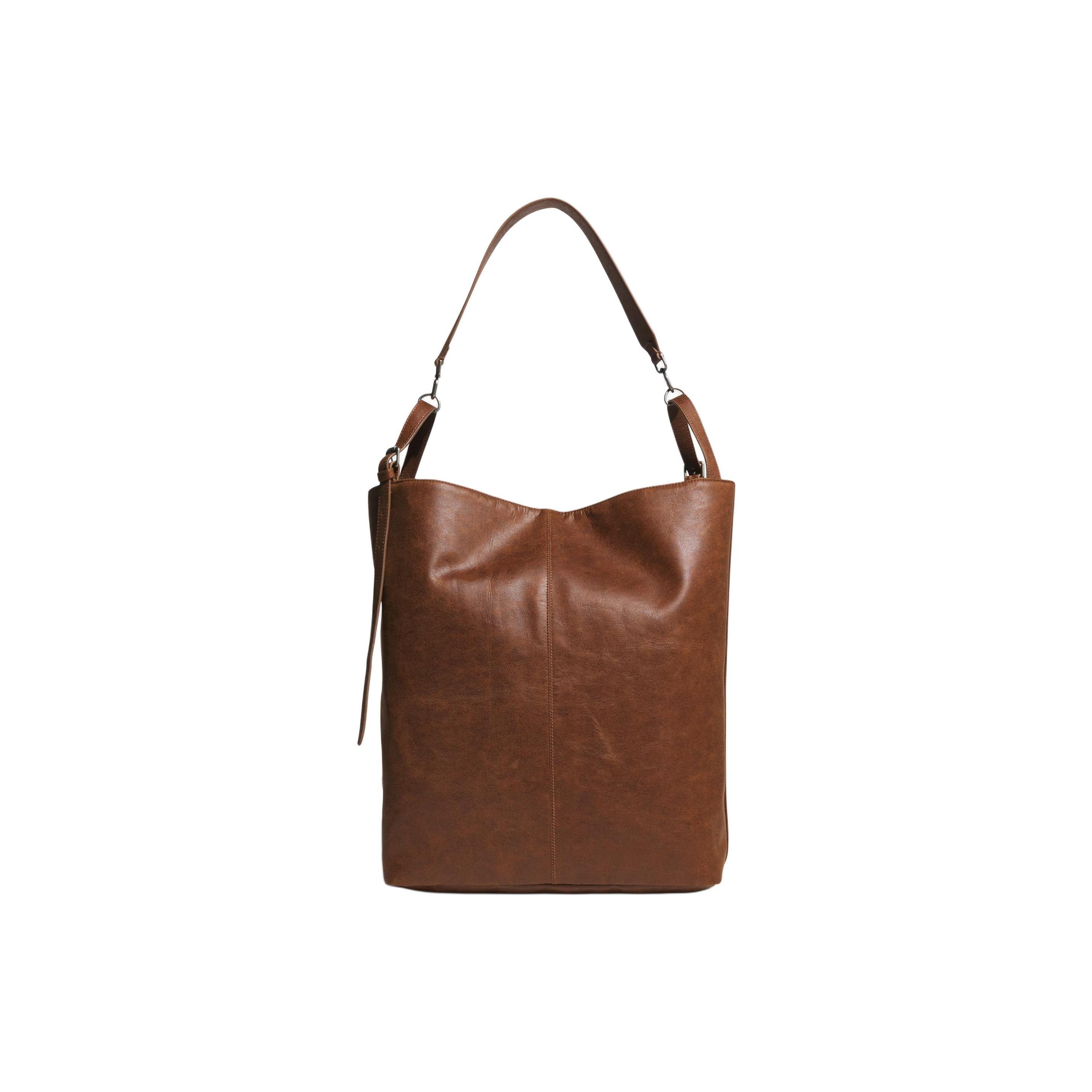 

Adidas Fashion Portable Tote Bag Shopping Bag Unisex Tote Bags Brown KT0863 Brown