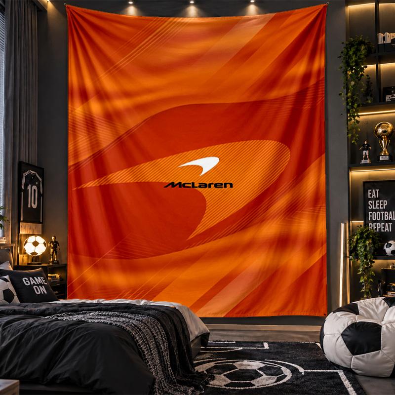 Wandbehang Wandteppich McLaren Druckstoff für Wohnzimmer Schlafzimmer Heimdekoration