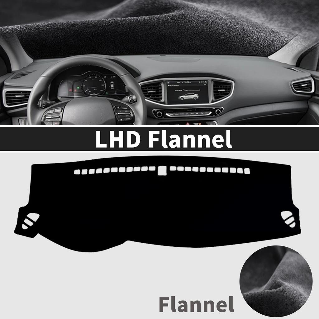 for Hyundai Ioniq 2016- Electric EV Hybrid PHEV High Quality Dashboard Cover Dashmat Sunshade Anti‑UV Protector Dash Mat Pad