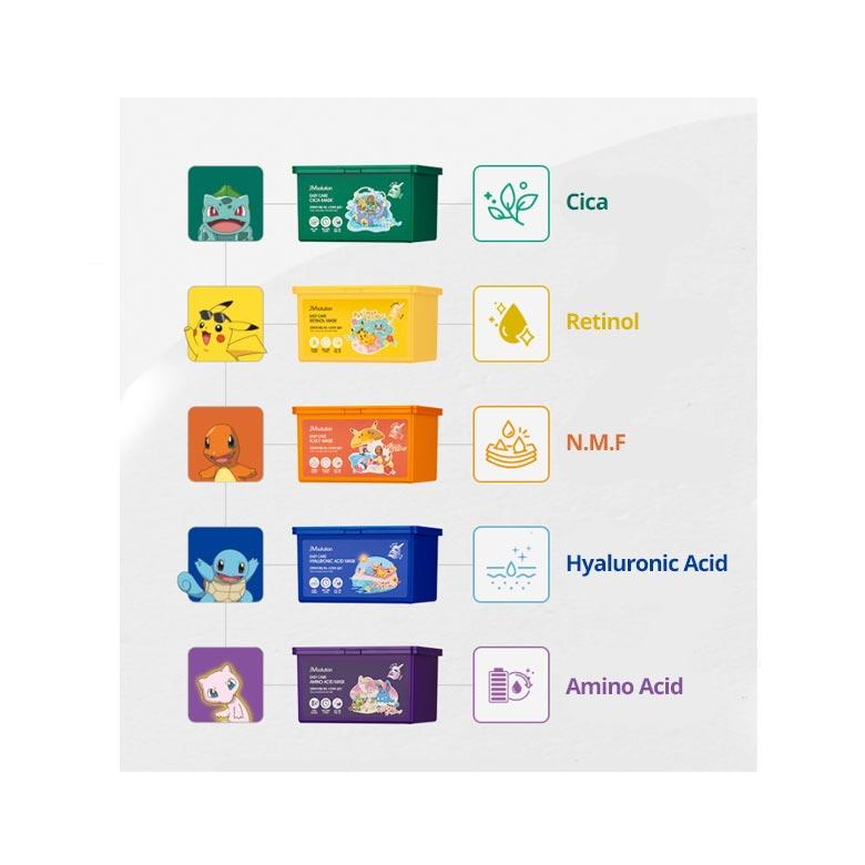 

JMSOLUTION EASY CARE MASK_350ML/30EA X POKEMON PIKACHU, Увлажнение, Kbeauty, Корейская косметика, образец # Hyaluronic Acid