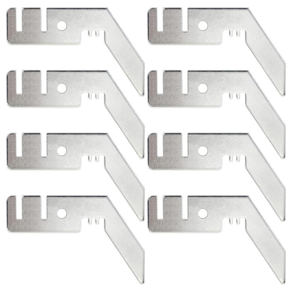 4/8Pcs 3 Inch Double Crossbar Valance Hanger Pipe and Drape Backdrop Stand Kit for Backdrop Pipe and Drape Backdrop Stand