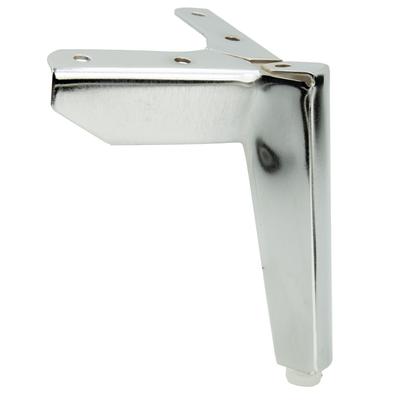 Anchor Loft Furniture Leg, Silver Chrome, Height 12 Cm