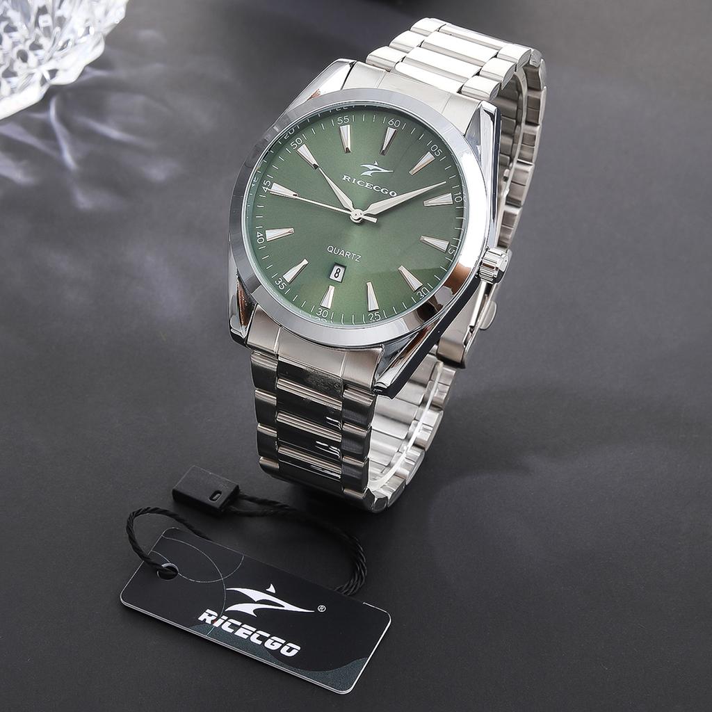 Fashion Mens Minimalist Watches Colorful Dial Outdoor Business High-End Stainless Steel Calendar Sports Quartz Wristwatch