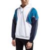 adidas Originals Felpa con Cappuccio Trefoil Nova Color Block Logo Stampato Manica Lunga Felpa Uomo felpe Bianco CE4801