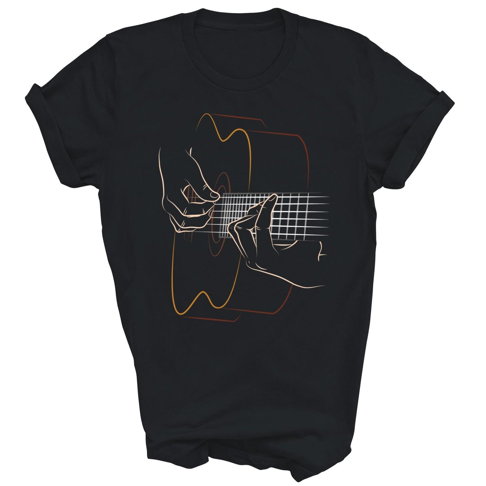 Cool Acoustic Guitar Player Funny Unisex Shirt Gift XXXL