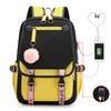 Blank backpack Korean version of Oxford cloth large-capacity student schoolbag simple casual versatile backpack
