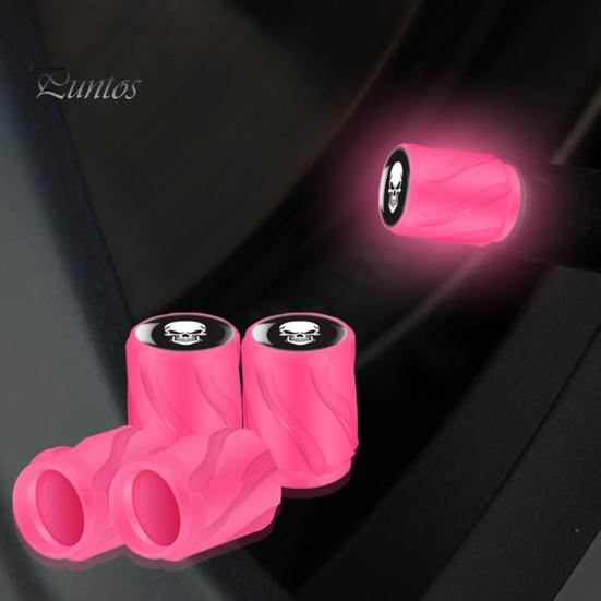 12 buc. Capace universale pentru supapa anvelopei pentru mașină, luminoase, Vizibilitate îmbunătățită, Instalare simplă, Capace universale pentru supape pentru anvelope, pentru exteriorul mașinii