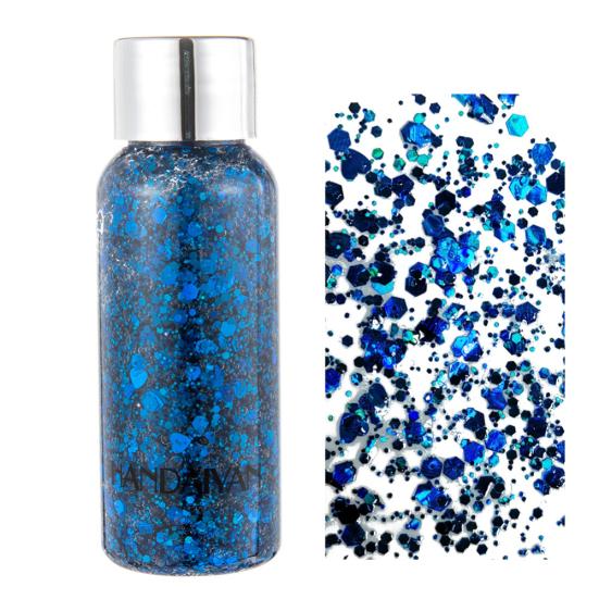 HANDAIYAn Glitter Sequins Nail Hair Body Face Cream Gel Makeup Party Decoration