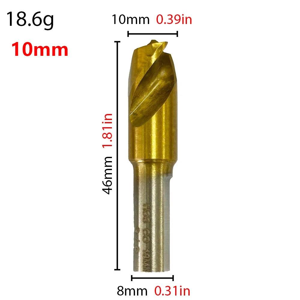 1Pcs Durable 6.5/8/10mm HSS Drill Bit Metal Cobalt Containing Spot Weld Drill Bit Countersink Bit Welding Remover Milling Cutter