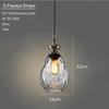 Modern Creative European Water Wave Glass Chandelier LED E27 Living Room Dining Room Kitchen Cafe Interior Lighting Fixture